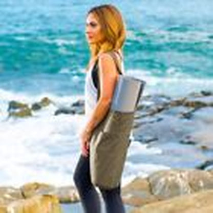 Yoga Mat Bag | Tote Yoga Bag | Sling Yoga Tote Olivine Green
