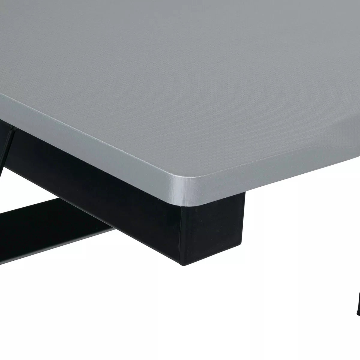 Zone Gaming Table Black/Silver - PC Desk with Charging Station & Cup Holder